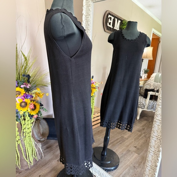 VTG Michael Simon • Crochet Knit Midi Dress - Picture 3 of 9
